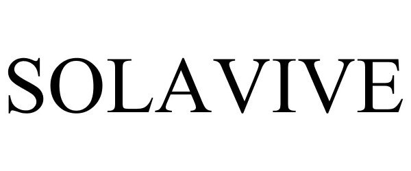Trademark Logo SOLAVIVE