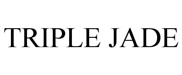 Trademark Logo TRIPLE JADE