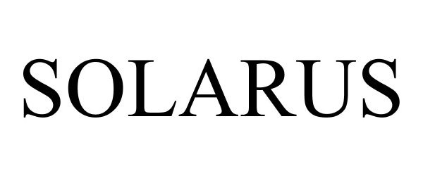 Trademark Logo SOLARUS