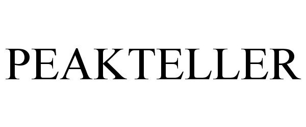 Trademark Logo PEAKTELLER
