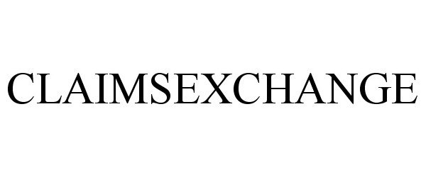 Trademark Logo CLAIMSEXCHANGE