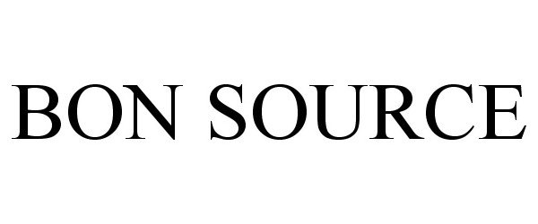 Trademark Logo BON SOURCE
