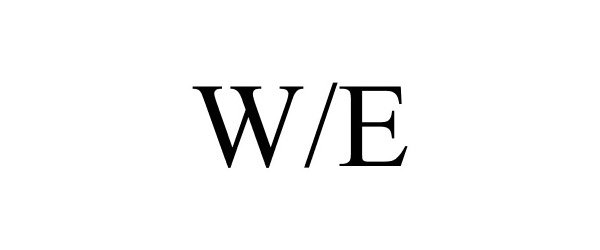 Trademark Logo W/E