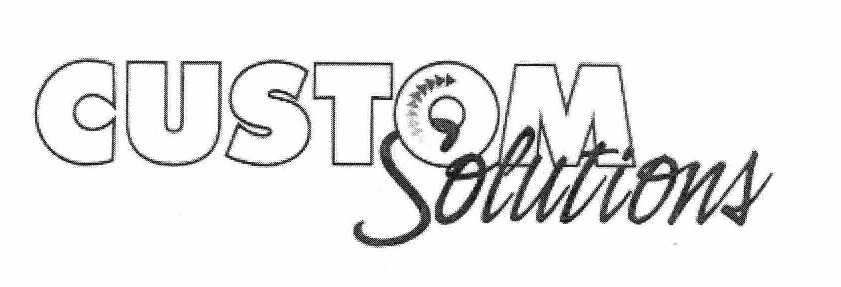 Trademark Logo CUSTOM SOLUTIONS