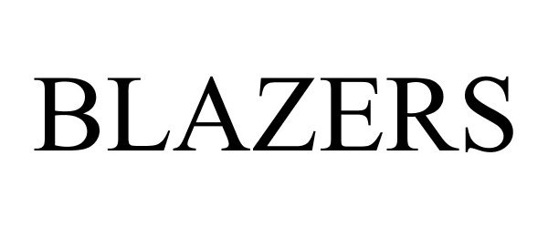 Trademark Logo BLAZERS