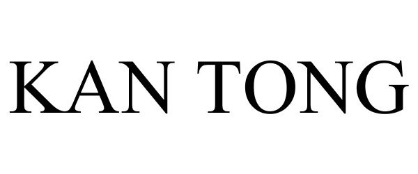 Trademark Logo KAN TONG