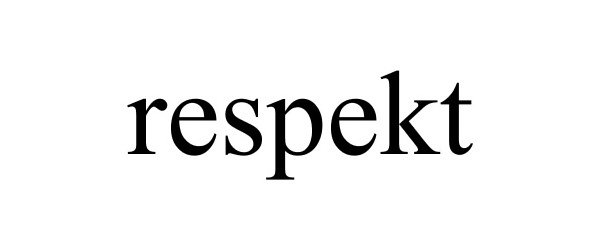 Trademark Logo RESPEKT
