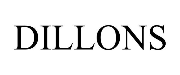 Trademark Logo DILLONS