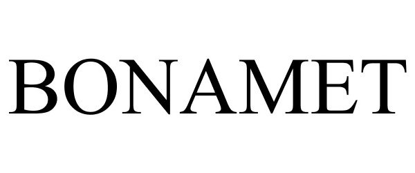 Trademark Logo BONAMET