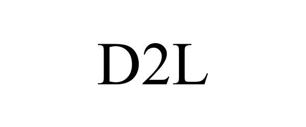 Trademark Logo D2L