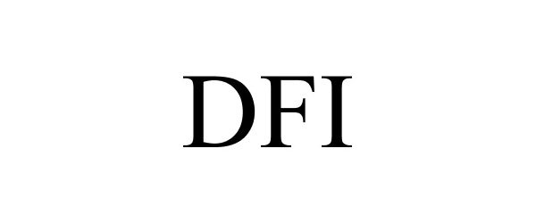 Trademark Logo DFI