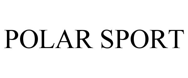 Trademark Logo POLAR SPORT