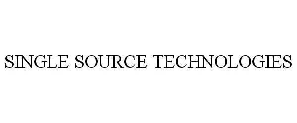  SINGLE SOURCE TECHNOLOGIES