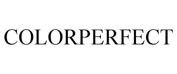 Trademark Logo COLORPERFECT