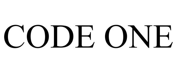 Trademark Logo CODE ONE