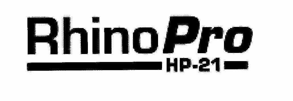 Trademark Logo RHINOPRO HP-21