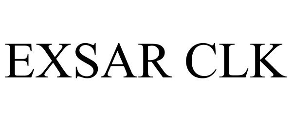 Trademark Logo EXSAR CLK