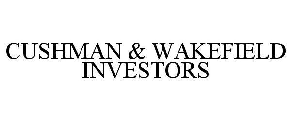 Trademark Logo CUSHMAN & WAKEFIELD INVESTORS