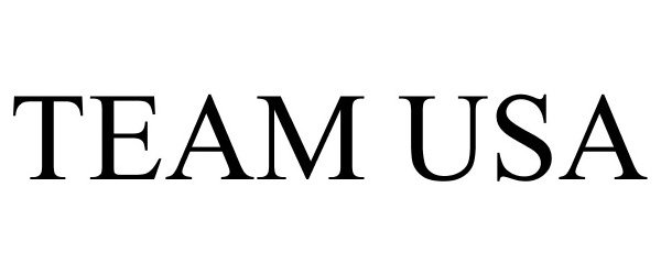 Trademark Logo TEAM USA