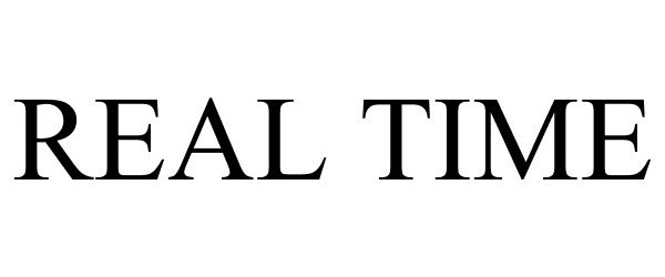Trademark Logo REAL TIME