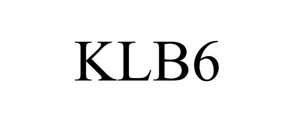 Trademark Logo KLB6