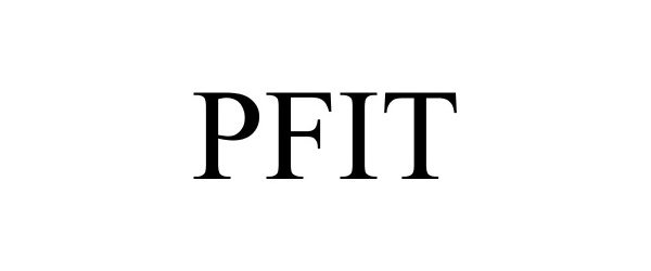 Trademark Logo PFIT