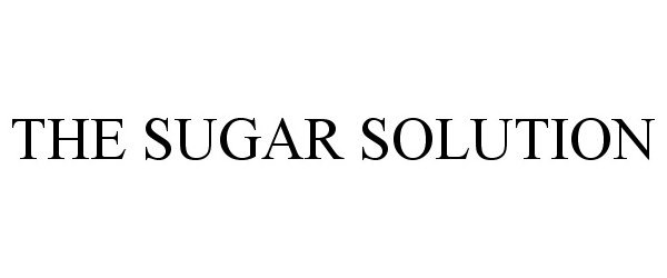  THE SUGAR SOLUTION