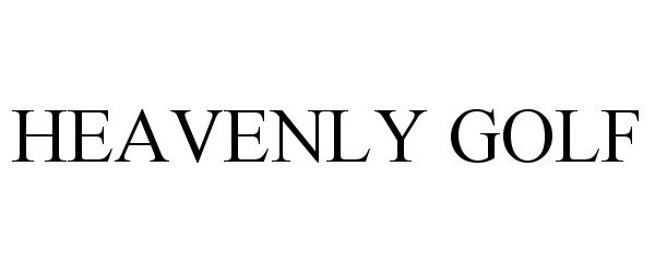 Trademark Logo HEAVENLY GOLF