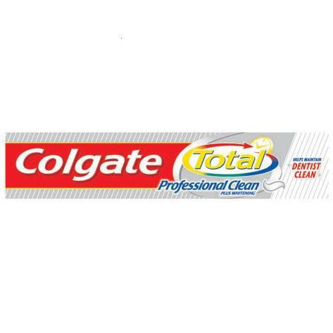  COLGATE TOTAL PROFESSIONAL CLEAN PLUS WHITENING HELPS MAINTAIN DENTIST CLEAN