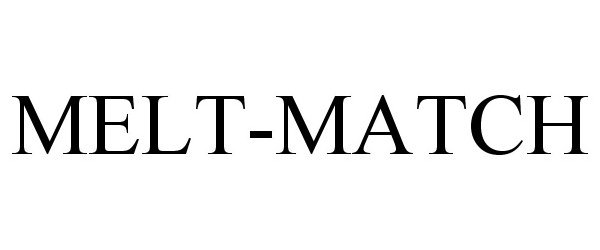 Trademark Logo MELT-MATCH