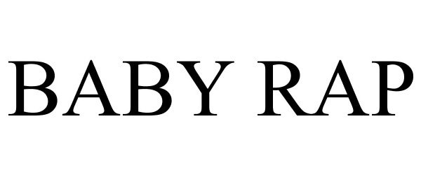 Trademark Logo BABY RAP