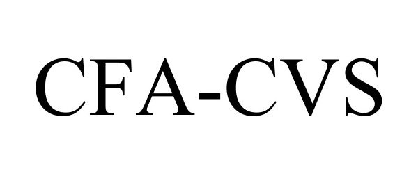 Trademark Logo CFA-CVS