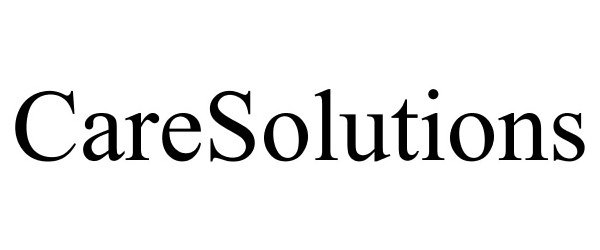 Trademark Logo CARESOLUTIONS