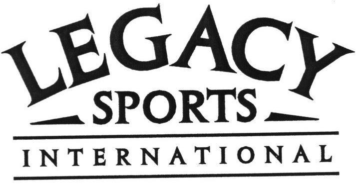 Trademark Logo LEGACY SPORTS INTERNATIONAL