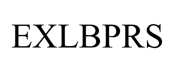 Trademark Logo EXLBPRS
