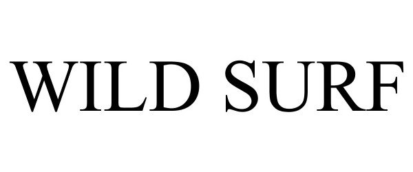 Trademark Logo WILD SURF