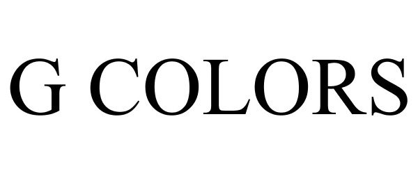 Trademark Logo G COLORS