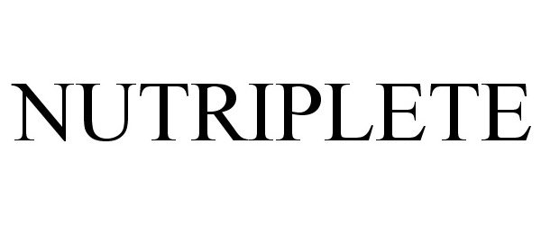 Trademark Logo NUTRIPLETE
