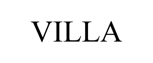 Trademark Logo VILLA