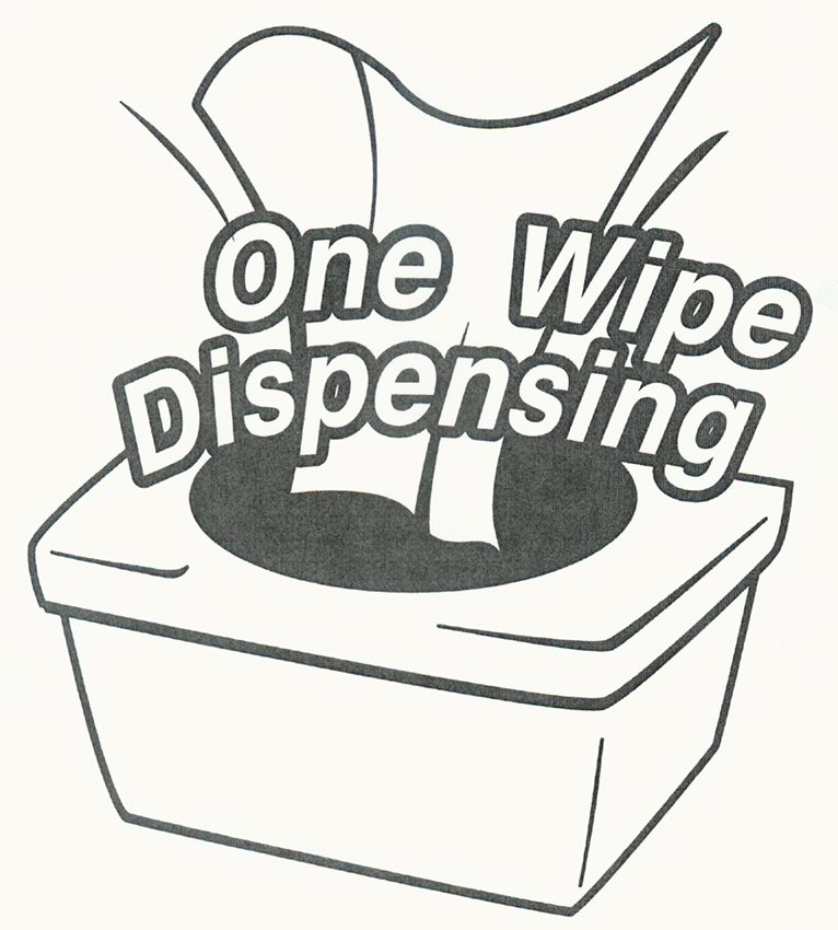 Trademark Logo ONE WIPE DISPENSING