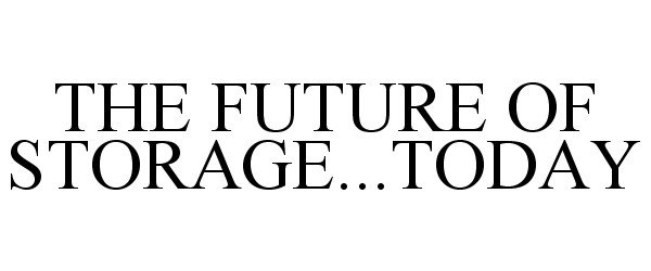Trademark Logo THE FUTURE OF STORAGE...TODAY