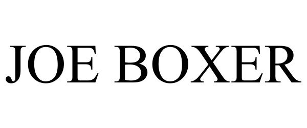 Trademark Logo JOE BOXER