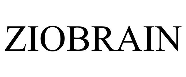 Trademark Logo ZIOBRAIN