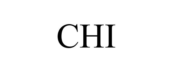Trademark Logo CHI