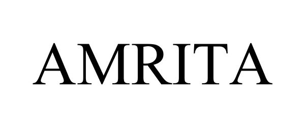 Trademark Logo AMRITA