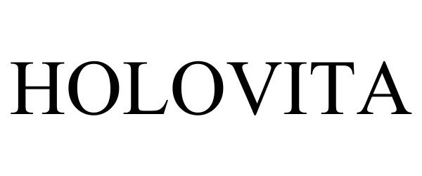 Trademark Logo HOLOVITA