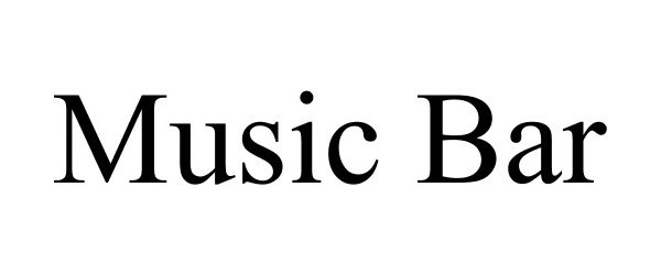 Trademark Logo MUSIC BAR