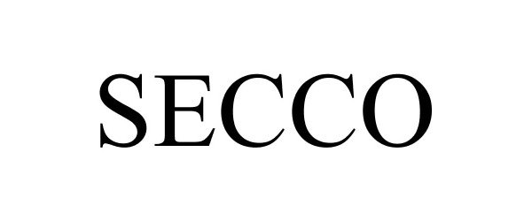 Trademark Logo SECCO