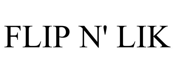 Trademark Logo FLIP N' LIK