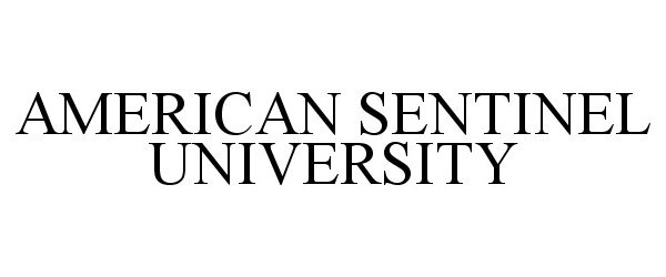 Trademark Logo AMERICAN SENTINEL UNIVERSITY